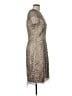 JS Collections 100% Polyester Tan Cocktail Dress Size 12 - photo 4