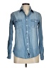 Ellison Blue Long Sleeve Button-Down Shirt Size M - photo 1