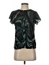 Worthington 100% Polyester Green Short Sleeve Blouse Size S (petite) - photo 1