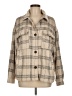 Altar'd State 100% Polyester Plaid Tan Jacket Size M - photo 1