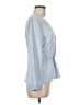 J.Crew 100% Polyester Blue 3/4 Sleeve Blouse Size 6 - photo 4