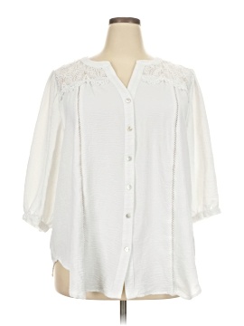 Fig & Flower 3/4 Sleeve Blouse
