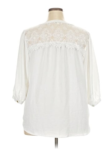 Fig & Flower 3/4 Sleeve Blouse (view 2)
