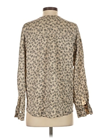 Vince. Long Sleeve Silk Top (view 2)