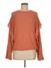 Rebecca Taylor 100% Cotton Orange Pullover Sweater Size M - photo 1