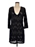 J Valdi Chevron-herringbone Black Cocktail Dress Size M (estimated) - photo 1
