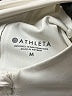 Athleta White Ivory Track Jacket Size M - photo 6