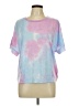 Shein Tie-dye Pink Short Sleeve T-Shirt Size 12 - photo 1
