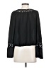 XOXO 100% Polyester Black Long Sleeve Blouse Size S - photo 2