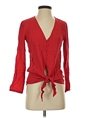 Silence and Noise 3/4 Sleeve Blouse (view 1)