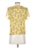 Shein Yellow Short Sleeve Blouse Size S - photo 2