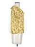 Shein Yellow Short Sleeve Blouse Size S - photo 4