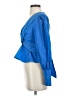 Veronica Beard 100% Polyester Blue Long Sleeve Blouse Size 0 - photo 5
