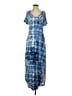 Venus Tie-dye Blue Casual Dress Size XS - photo 1