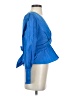 Veronica Beard 100% Polyester Blue Long Sleeve Blouse Size 2 - photo 4