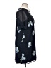 CeCe 100% Polyester Floral Blue Casual Dress Size 14 - photo 4