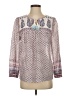 Point Sur 100% Cotton Ivory Long Sleeve Blouse Size 4 - photo 1