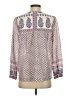 Point Sur 100% Cotton Ivory Long Sleeve Blouse Size 4 - photo 2