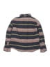 Zara Stripes Brown Long Sleeve Button-Down Shirt Size 9 - 10 - photo 2