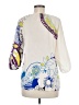 Tibi 100% Silk Ivory Blouse Size 8 - photo 2