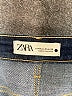 Zara Chevron-herringbone Blue Jeans Size 12 - photo 7