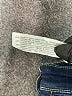 Zara Chevron-herringbone Blue Jeans Size 12 - photo 8