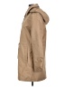 Kate Spade New York 100% Polyester Floral Solid Tan Trenchcoat Size S - photo 5