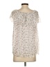 Giusy 100% Silk Ivory Sleeveless Silk Top Size S - photo 2