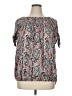Westport 100% Modal Paisley Pink Short Sleeve Blouse Size 1X - photo 1