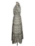 Max Studio Paisley Green Ivory Casual Dress Size L (estimated) - photo 5