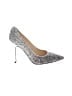 Nine West Silver Heels Size 8 - photo 1