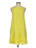 Leifnotes 100% Rayon Yellow Casual Dress Size 0 - photo 1