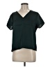 Express 100% Polyester Teal Short Sleeve Blouse Size M - photo 1