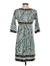BCBGMAXAZRIA Print Teal Casual Dress Size XS - photo 2