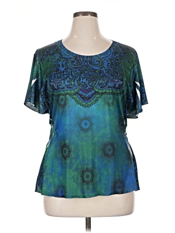 Appropriate Behavior Short Sleeve Blouse (view 1)