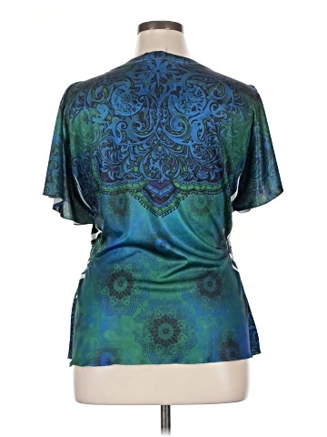 Appropriate Behavior Short Sleeve Blouse (view 2)