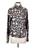 Assorted Brands Animal Print Silver Long Sleeve Blouse Size S - photo 1