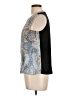 Tommy Hilfiger 100% Polyester Blue Sleeveless Blouse Size L - photo 5
