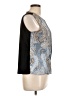Tommy Hilfiger 100% Polyester Blue Sleeveless Blouse Size L - photo 4