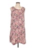 Perceptions Paisley Pink Casual Dress Size L (petite) - photo 1