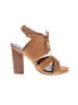 M4D3 100% Leather Tan Sandals Size 9 1/2 - photo 1