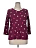 Kim Rogers 100% Cotton Burgundy Pullover Sweater Size XL - photo 1