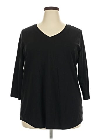 Susan Graver 3/4 Sleeve T-Shirt (view 1)