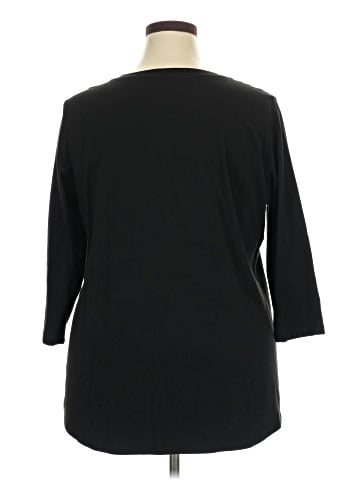 Susan Graver 3/4 Sleeve T-Shirt (view 2)