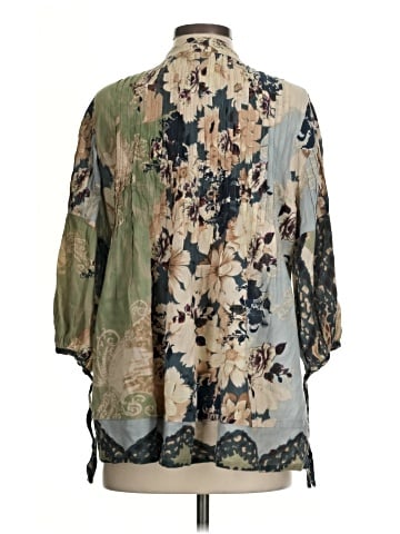 Ritu Kumar 3/4 Sleeve Blouse (view 2)