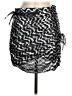 Zara Chevron-herringbone Black Casual Skirt Size M - photo 1