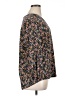 Vince Camuto Floral Black 3/4 Sleeve Blouse Size XL - photo 4