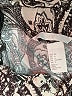 H&M 100% Viscose Paisley Gray Ivory Shorts Size 6 - photo 3