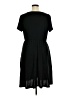 Nemidor 100% Polyester Solid Black Casual Dress Size 16 - photo 2