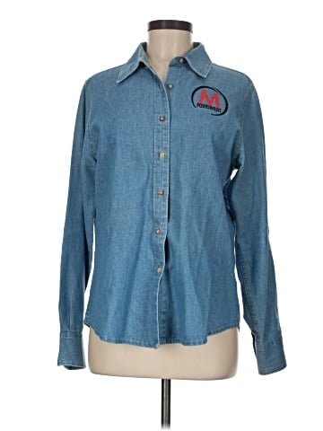Harriton Long Sleeve Button-Down Shirt (view 1)